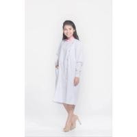 ราคา Bella Vita เสื้อกาวน์คอจีนป้าย ขาวแต่งชมพู (27568969419)