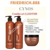ราคา Argan Oil therapy shampoo 500 ml, conditioner 500 ml, &.mask 250 ml#แชมพูและครีมนวดผม#shampoo#conditioner#ครีมนวดผม (5116110291)