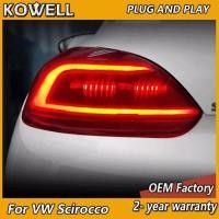 ราคา Car Styling for VW Scirocco Tail Lights 2009-2015 Volkswagen Scirocco Rear Light DRL Fog Brake Turn (52804372019)