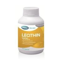 ราคา Mega We Care Lecithin 1200 mg 200 แคปซูล (322776093)
