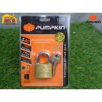 ราคา Pumpkin กุญแจแขวน ทองเหลือง รุ่นเหลี่ยม คอสั้น 40mm PTT-S40 #39202 (21412390991)