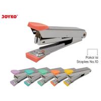 ราคา เครื่องเย็บกระดาษ Joyko HD-10 Snap สีสุ่ม ขนาดกะทัดรัด ลวดเย็บกระดาษ No. 10 (40478393216)