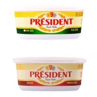 ราคา President เพรสซิเด้นท์ เนยแบบถ้วย ขนาด 250 กรัม (25552566755)