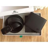 ราคา กระเป๋าสตางค์+เข็มขัด LACOSTE CLASSIC PETIT PIQUE Belt & Wallet Set !!! (2365284413)
