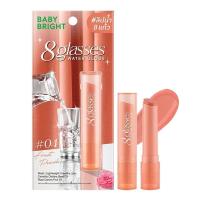 ราคา [สินค้าส่งด่วน] เบบี้ ไบร์ท เอท กลาซเซส วอเตอร์ กลอส04 2.5ก. BABY BRIGHT 8 GLASSES WATER GLOSS04 2.5G (52761228059)