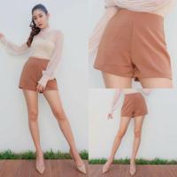 ราคา กางเกงขาสั้น สีน้ำตาล ผ้าฮานาโกะ ลดอีก 100 บาท เมื่อช็อปครั้งแรก สอบถามได้ในแชทจ้า (1341472031)