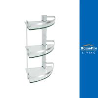 ราคา MOYA ชั้นกระจกเข้ามุม 3 ชั้น LX-B8014 จัดส่งโดย HomePro อุปกรณ์ในห้องน้ำ (25711575609)