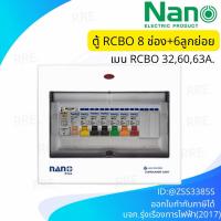 ราคา ตู้คอนซูมเมอร์ NANO Plus 8 ช่อง มี6ลูกย่อย กันดูด RCBO ตู้ควบคุมไฟ ตู้โหลดกันดูด ตู้กันดูด (55554552063)