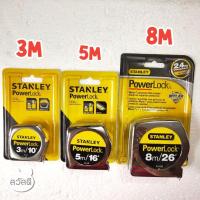 ราคา ตลับเมตรSTANLEY POWERLOCK ของแท้ 3m 5m 8m (9740205971)