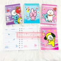 ราคา [ISTY] BT21 BTS NOTEBOOK / BT21 BTS MEMO BOOK / KPOP KOREA NOTEBOOK / BTS BT21 RING NOTES (41414716948)