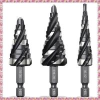 ราคา [VCR] Unibit Step Drill Bit Set(1/4" Shank), 3 ชิ้น HSS Step Drill Bits (Four Spiral Flute) เส้นผ่านศูนย์กลางตั้งแต่ 1/8" ถึง 7/8" (56704886274)