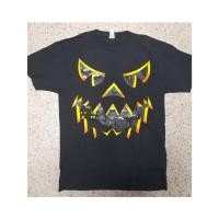 ราคา เสื้อยืดมือสอง - Size –M Fruit of the Loom Scary Halloween (41274673033)