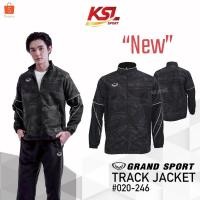ราคา ใหม่ล่าสุด !! Grand sport เสื้อแทร็คสูท Tracksuit แกรนด์สปอร์ต แจ็คเก็ต แทรคสูท รหัส 20-246 (020246) สีดำ-เทา (42227227874)