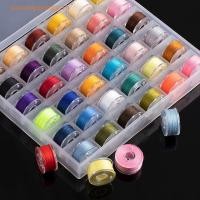 ราคา { JJTH } ชุดกล่องกระสวยจักรเย็บผ้า Bobbin ด้ายหลากสี Spool Stitch Machine Spools อุปกรณ์เย็บผ้า . (53109582405)
