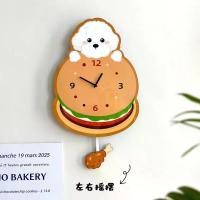 ราคา นาฬิกาแขวนสไตล์การ์ตูนน่ารัก ลายเบอร์เกอร์บิชอน สำหรับสัตว์เลี้ยง (50300999807)