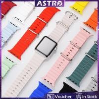ราคา Astro สายนาฬิกาข้อมือซิลิโคน กันน้ํา สีแคนดี้ สําหรับ iWatch Ultra SE Series 9 8 7 6 5 4 3 2 1 Apple Smart Watch 49 มม. 45 มม. 41 มม. 44 มม. 40 มม. 42 มม. 38 มม. (25610533532)
