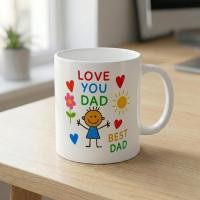 ราคา แก้วมัค Love You Dad | แก้วเซรามิก 11oz ของขวัญวันพ่อ พร้อมส่ง 1-2 วัน มีบริการห่อของขวัญ (53513057611)