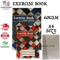 ราคา หนังสือ A4 EXERCISE A4 / BUKU PENULISAN A4 60GSM 100PAGES / 120PAGES (54309481837)
