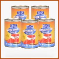 ราคา -มะเขือเทศกระป๋อง OUSA 400g สำหรับทำซอสพาสต้าและอาหาร (45505984167)
