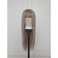 ราคา (มือ2) วิกผมแท้ทอมือ หน้าม้า สีash blonde ยาว24" (41230501413)