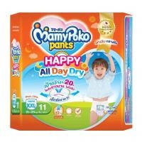 ราคา มามี่โพโคแฮปปี้เดย์แอนด์ไนท์กางเกงผ้าอ้อมเด็กขนาด XXL 11ชิ้น Mamy Poko Happy Day and Night Baby Diaper [8851111421022] (49857604290)