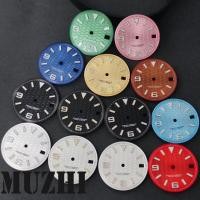 ราคา 28.5 มม.NH35 นาฬิกาสําหรับ Land-Dweller สีเขียว Luminous นาฬิกา Face Fit NH34 NH35 NH36 NH38 4R 7S การเคลื่อนไหวนาฬิกาอะไหล่ (26094990160)