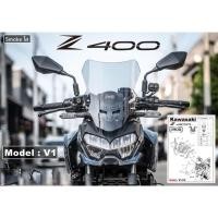 ราคา ชิลหน้า IRON รุ่น V1 สำหรับ KAWASAKI Z250 (ปี 2019 ขึ้นไป) - Z400 - Z400SE (29877969295)