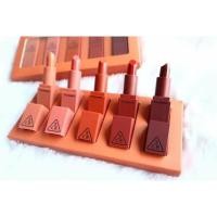 ราคา ลิป 3CE โทนส้มน้ำตาลนูด เกรดดี 5 แท่ง 180฿ (309657599)