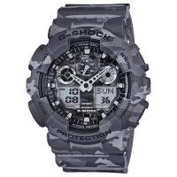 ราคา Casio G-Shock นาฬิกาข้อมือผู้ชาย สายเรซิ่น รุ่น GA-100CM-8A - สีเทา (261371157)