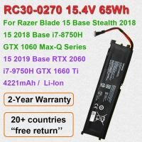 ราคา RC30-0270 แบตเตอรี่แล็ปท็อปสําหรับ Razer Blade 15 2018 ฐาน i7-8750H GTX 1060 Max-Q 2019 ฐาน i7-9750H GTX 1660 Ti RZ09-0270 65Wh (53462385765)