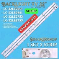 ราคา A186 BACKLIGHT TV SHARP 32 INCH LC-32LE260i LC-32LE265I LC-32LE275X LC-32LE375X 32LE260 BL LC32LE260I LC32LE265I LC32LE265I LC32LE275X 32L 32X 32X 32X 32X 265L (43830614079)