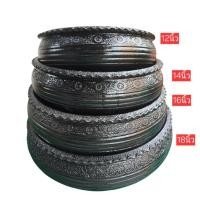 ราคา อ่างดินเผา สีดำ งานปั้นมือ เลี้ยงปลา ปลูกไม้น้ำ ทำน้ำพุ จัดสวน ตกแต่งสวน (27112805172)