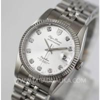 ราคา นาฬิกา Olym pianus sportmaster Automatic sapphire 89322AM-423 หน้าปัดเงิน (46502340612)