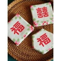 ราคา Chongming เก่าผ้า Coaster สไตล์จีน Happy ตัวอักษร Fu ตัวอักษร Coaster ผ้าหนาแผ่นฉนวนกันความร้อนเก่าผ้าดินผ้า Quilted Tea Coaster (53811299282)