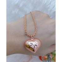 ราคา #สร้อยคอนาค#สร้อยคอนาคพร้อมจี้หัวใจ#สร้อยคอนาคพร้อมจี้ไม่ลอก (7463014662)