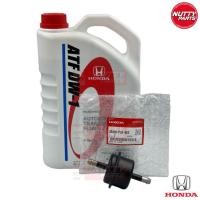 ราคา อะไหล่แท้ เซต น้ำมันเกียร์ออโต้ ATF DW-1 + กรองเกียร์นอก 25430-PLR-003 08268-P99Z3BT1 (52007852562)