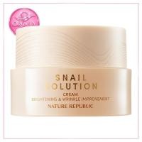 ราคา [nature republic] Snail Solution Cream, 52ml, 1 ชิ้น / ครีมหอยทากเกาหลี / ซ่อมแซมผิว / ของแท้ 100% โดย ORAVIA KOREA (42232089892)