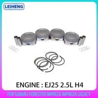 ราคา 99.5mm STD Engine Rebuild Piston & Rings Kit Fit For SUBARU FORESTER IMPREZA IMPREZA LEGACY OUTBACK (57803259038)