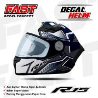 ราคา ใหม่ล่าสุด Decal สติกเกอร์หมวกกันน็อค R15 Motif ABSTRACT RACING SOPRT Livery HELM R15 ออกแบบสําหรับ Offroad สติกเกอร์ Anti-fade (43481957022)