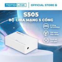 ราคา TOTOLINK S505_V5 5-port 10/100Mbps Switch for PC Laptop ใช้งานง่าย (56560292597)