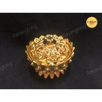 ราคา โถวางกำยานทองเหลือง ดอกบัว พร้อมฝา (5270094447)