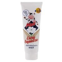 ราคา มะลินมข้นหวานชนิดหลอดบีบ 170กรัม Mali Sweetened Condensed Milk 170g. [หมายเลขบาร์โค้ด 8850151951377 ] (54112602931)