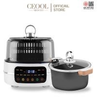 ราคา CEOOL Airfryer หม้อทอดไร้น้ำมันอเนกประสงค์​ 4in1 ความจุขนาดใหญ่​ 5 ลิตร​พร้อมตะแกรงรองหม้อทอด​ (26861442459)