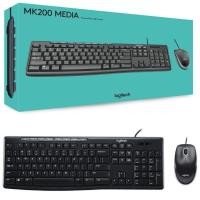 ราคา LOGITECH MK200 KEYBOARD MOUSE MEDIA DESKTOP (50904436372)