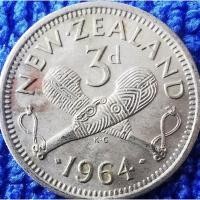 ราคา เหรียญ​นิวซีแลนด์​ New​Zealand, 3​ Pence, (ยุค​Elizabeth II), #​3379, ใช้แล้ว (22457046381)