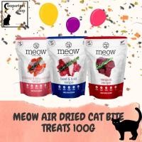 ราคา *3 สูตร ขนมแมวท๊อปปิ้ง MEOW Air Dried Cat Bite Treats (17361699763)