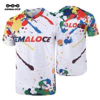 ราคา KEMALOCE สีขาวเสื้อวิบาก ผู้ชายโพลีเอสเตอร์เสื้อวิบากแขนยาว มีสีสันขี่จักรยานฤดูใบไม้ร่วงภูเขาชุดปั่นจักยาน (3470521327)