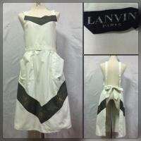 ราคา Lavin Paris ผ้ากันเปื้อนอเนกประสงค์ งานปักไหมทอง สวยไฮโซ เนื้อผ้าดีมาก ฟรีไซต์ ปรับกระดุมได้ (1362989772)