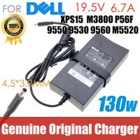 ราคา ของแท้สําหรับ Dell 130W 19.5V 6.67A/6.7A charger XPS 15 9530 9550 9560 PRECISION M3800 DA130PM130 06TTY6 แล็ปท็อป AC อะแดปเตอร์ (43981834389)