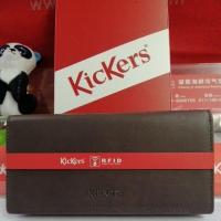 ราคา Kickers RFID LEATHER Long Wallet 12Card Holder 4Pocket Money 1Zipper Pocket Money Coin (24442634427)